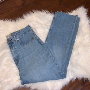 Everlane kick crop jeans